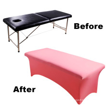 Massage elastischer Wimpern Erweiterungsbett Abdeckung Make -up Spa Tischblatt Massage Behandlung Spandex Tischabdeckung